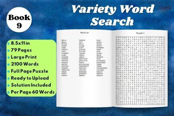 A Comprehensive Look at Variety Word Search Puzzle Book 8