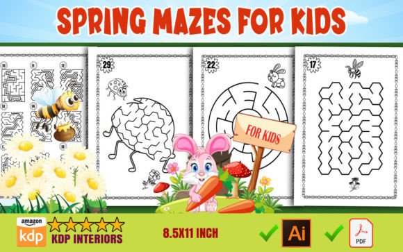 Creative Spring Mazes for Kids
