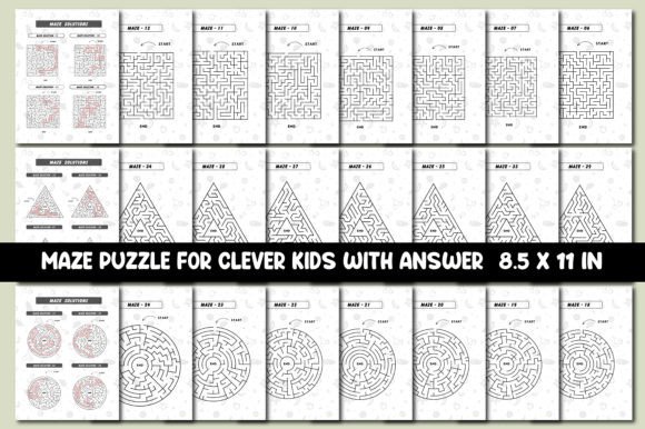 Engaging Cognitive Development with Maze Puzzle for Clever Kids