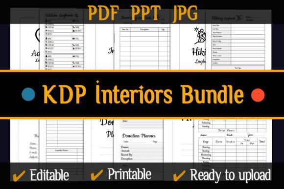 KDP Interiors Bundle Editable Templates: Your Toolkit for Personalized Publishing
