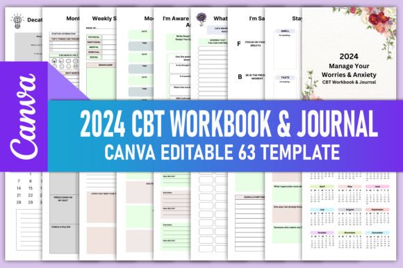 The 2024 CBT Anxiety Journal Workbook KDP: A Practical Blueprint for Emotional Management