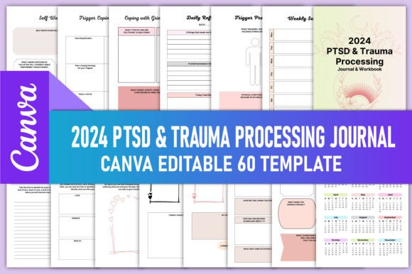 The 2024 PTSD Trauma Processing Journal: A Path to Healing