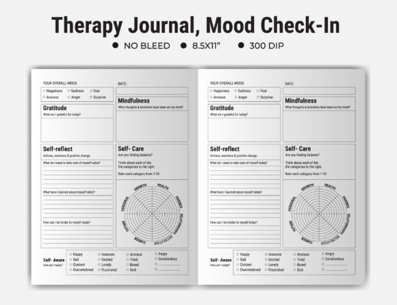 The Transformative Power of a Therapy Journal with Mood Check-In