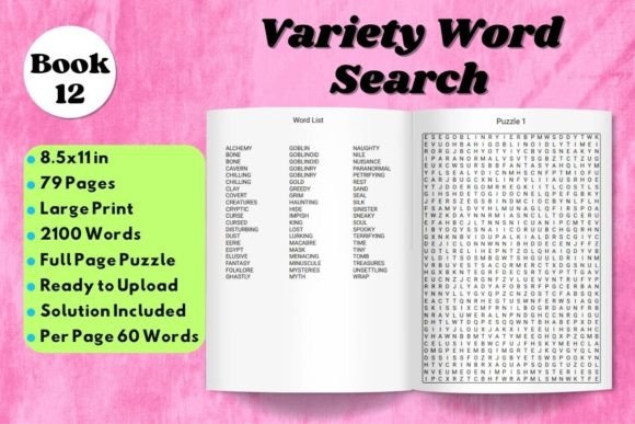 The Ultimate Relaxation Tool: Unpacking Variety Word Search Puzzle Book 12