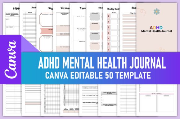 Your ADHD Management Toolkit: The Editable ADHD Mental Health Journal KDP