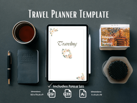 Your Ultimate Guide to Travel Planner Template KDP Interiors